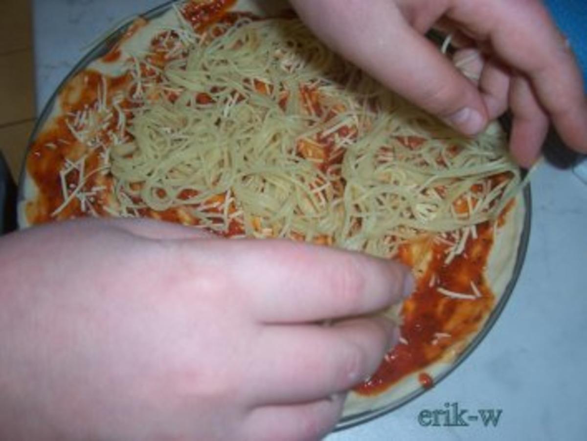Eriks Spagetti-Pizza - Rezept - Bild Nr. 3