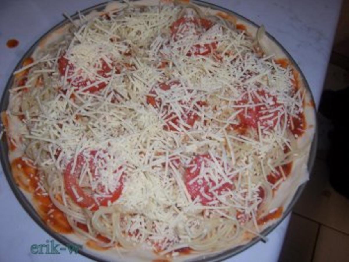 Eriks Spagetti-Pizza - Rezept - Bild Nr. 2