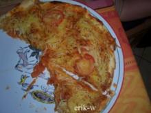 Eriks Spagetti-Pizza - Rezept
