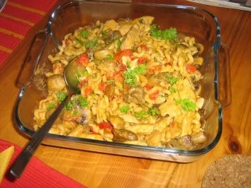 Chili-Hähnchentopf mit Gemüse und Penne - Rezept - Bild Nr. 7