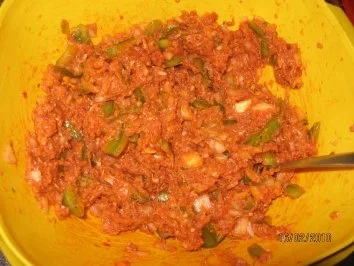 Rezept: Türkische Pizza Lahmacun Bild Nr. 3 Türkische Pizza Lahmacun - Rezept - Bild Nr. 3