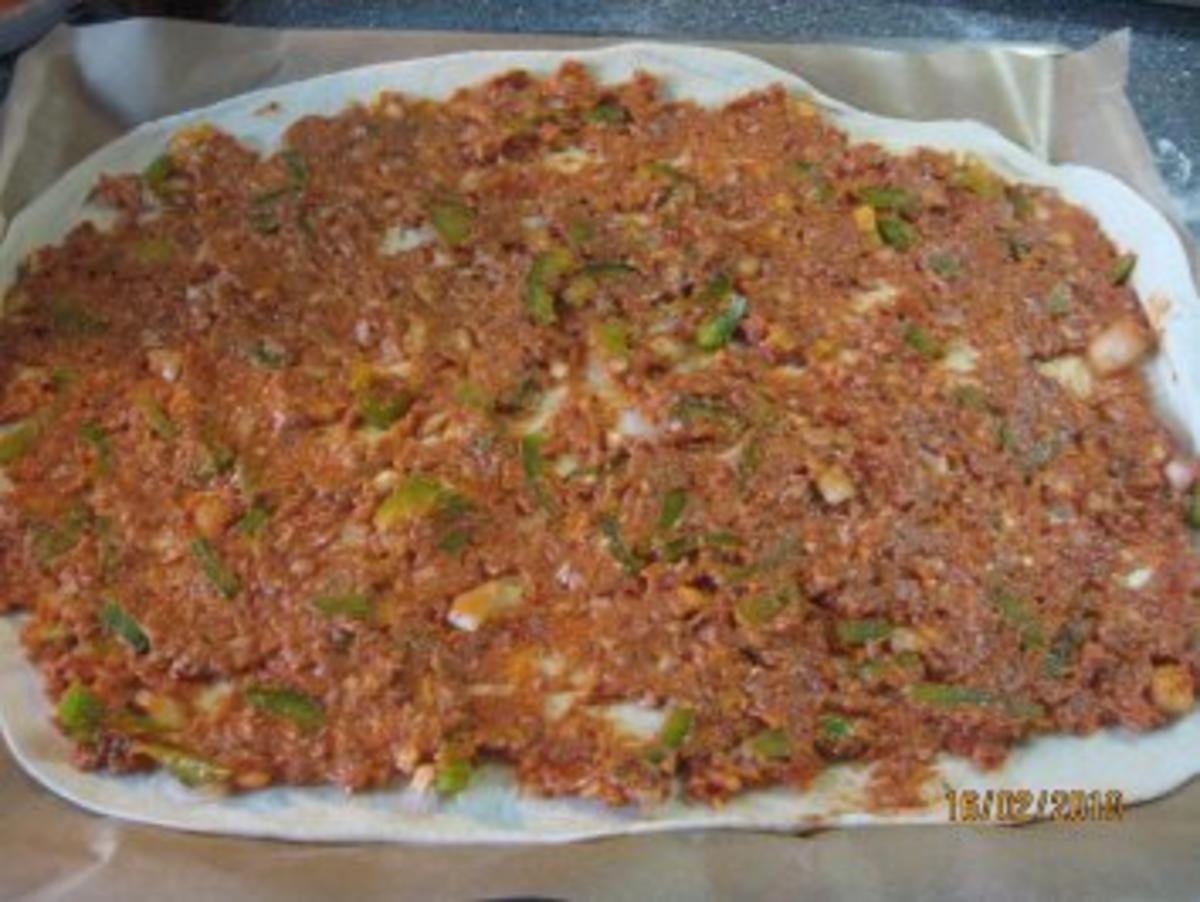 Türkische Pizza Lahmacun - Rezept - Bild Nr. 5
