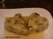Dessert:  VANILLEHERZEN in KARAMEL - Rezept