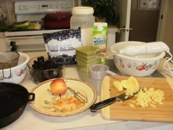 Brombeeren - Oregon  heisse Brombeeren und Apfel Souffle -  Fruechte Dessert - lecker und leicht - Rezept - Bild Nr. 2