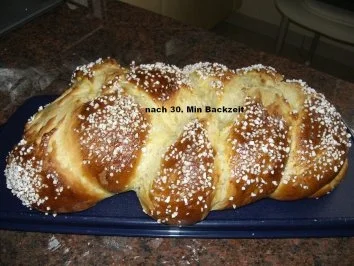 Hefe:   HEFEZOPF    Variante: 1  -Grundrezept - - Rezept - Bild Nr. 17