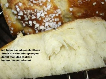 Hefe:   HEFEZOPF    Variante: 1  -Grundrezept - - Rezept - Bild Nr. 19