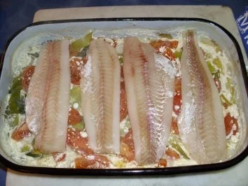 Seelachs unter Haube auf Gemüsebett - Rezept - Bild Nr. 5