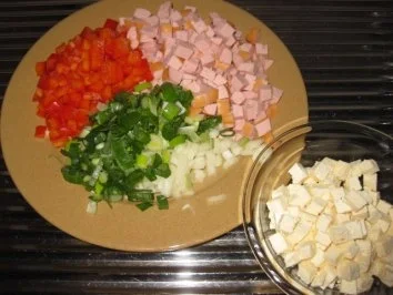 Rezept: Meine Ruck-Zuck -Nudel-Schafskäse-Pfanne Bild Nr. 2 Meine Ruck-Zuck -Nudel-Schafskäse-Pfanne - Rezept - Bild Nr. 2