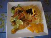 Hänchenschenkel in milder Schärfe - Rezept