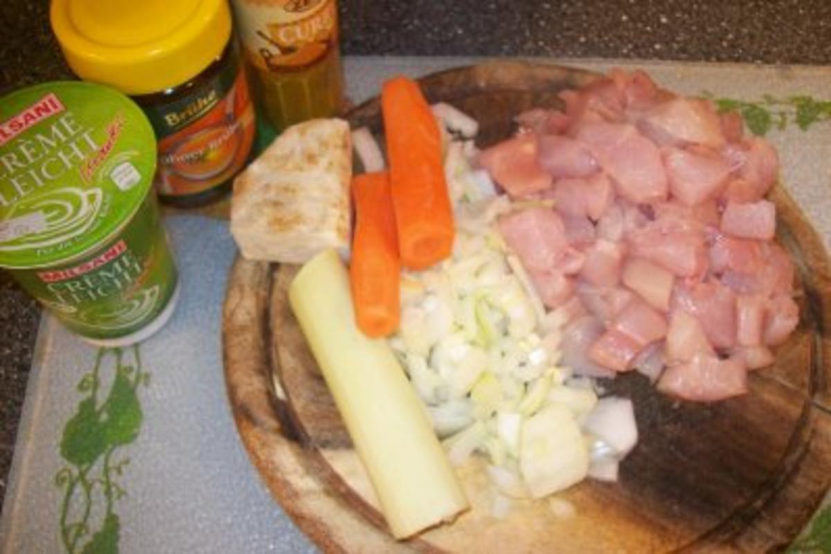 Eintopf - Hühnercremsuppe mit knoblauchcroutons - Rezept - Bild Nr. 2