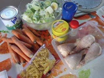 Hähnchenkeulen mit Currygemüse - Rezept - Bild Nr. 7