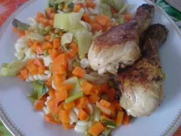 Hähnchenkeulen mit Currygemüse - Rezept - Bild Nr. 22