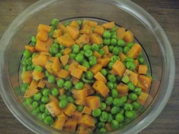 Erbsen und Möhren - Rezept