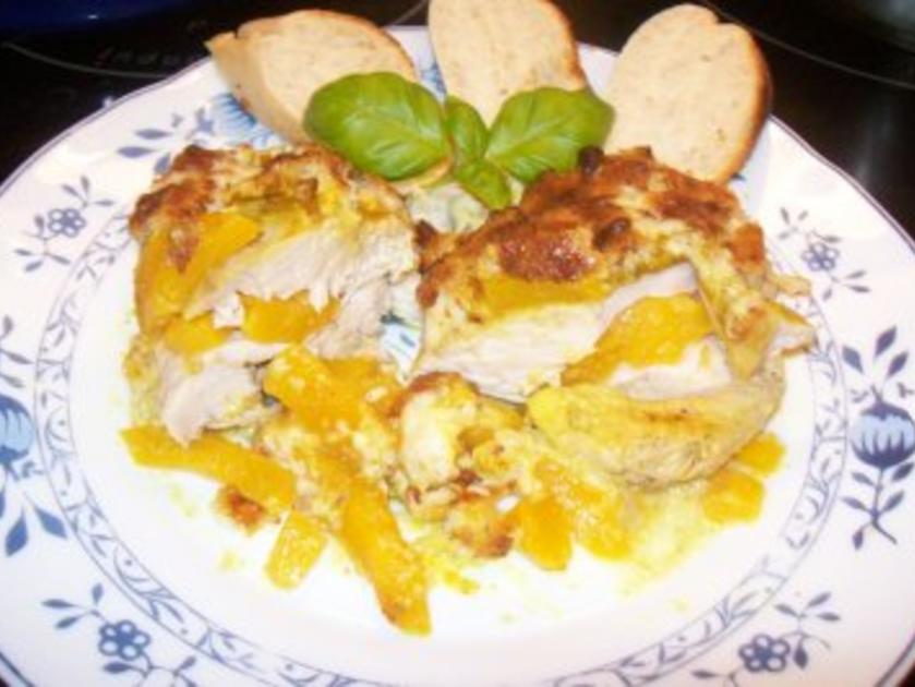 Aus dem Backofen Hähnchenbrust mit Pfirsichen - einfach - von ... Aus dem Backofen Hähnchenbrust mit Pfirsichen - einfach - von ...