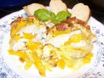 Aus dem Backofen - Hähnchenbrust mit Pfirsichen - Rezept - Bild Nr. 8