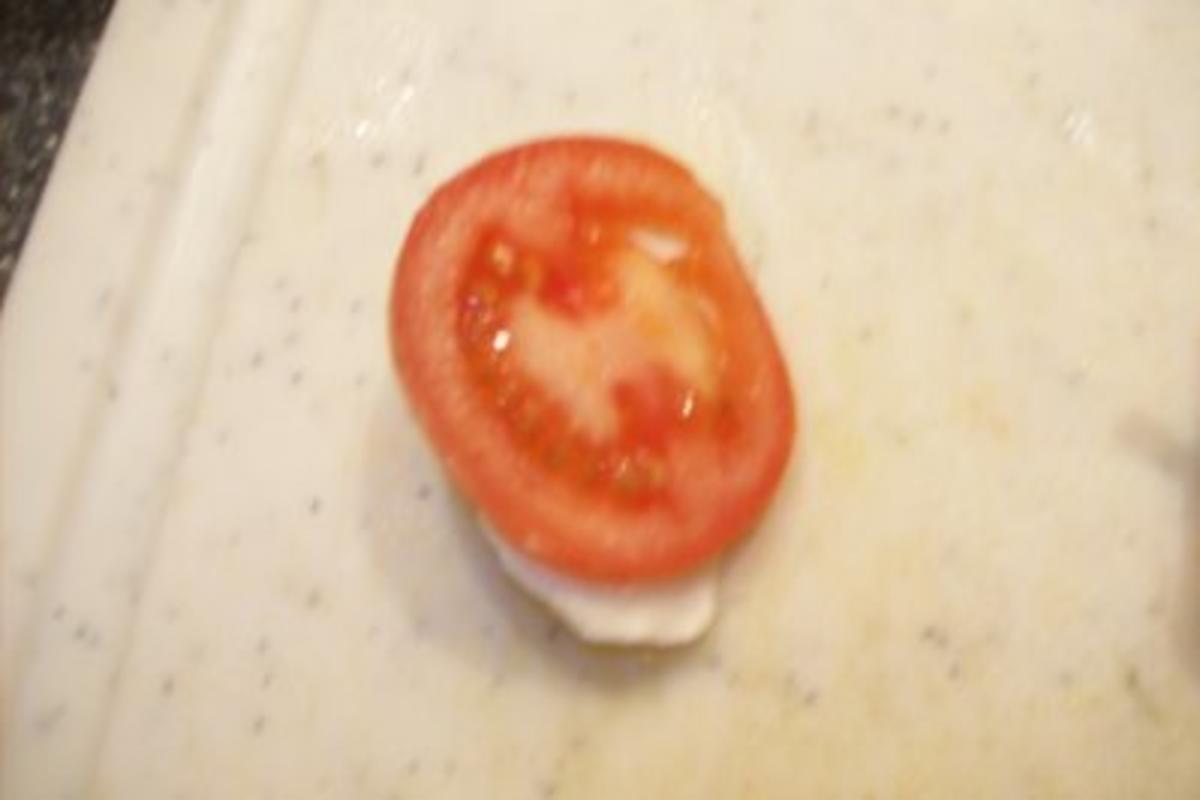 kleiner Snack - Tomate - Mozarella - Häppchen - Rezept - Bild Nr. 3