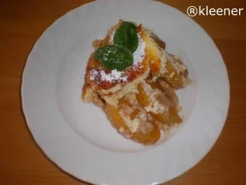 Überbackener Pfirsich - Rezept