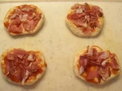 Aus dem Backofen kleine Pizza - Rezept
