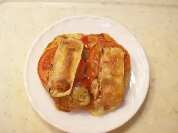 Aus dem Backofen kleine Pizza - Rezept - Bild Nr. 5