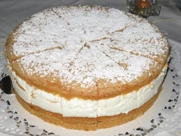 Festliche Quarktorte - Rezept