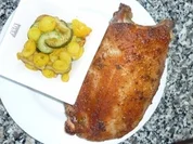 Rezept: Gänsebrust mit Orangenhonig-Sojakruste Gänsebrust mit Orangenhonig-Sojakruste - Rezept