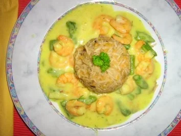 Rezept: Garnelen-Spargel-Ragout Bild Nr. 3 Garnelen-Spargel-Ragout - Rezept - Bild Nr. 3