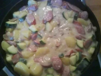 Kartoffel-Mettwurst-Pfanne - Rezept - Bild Nr. 4