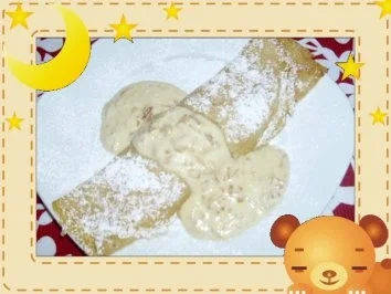 Rezept: Topfenpalatschinken mit Mandelgrieß Topfenpalatschinken mit Mandelgrieß - Rezept