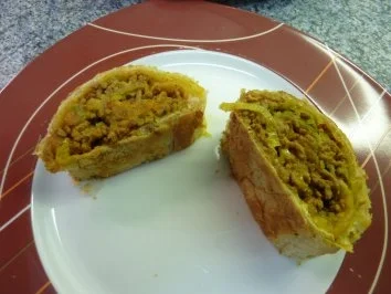 Orientalischer Hackstrudel - Rezept