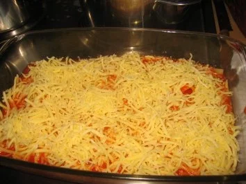Rezept: Auflauf: Gefüllte Pasta, überbacken! Bild Nr. 3 Auflauf: Gefüllte Pasta, überbacken! - Rezept - Bild Nr. 3