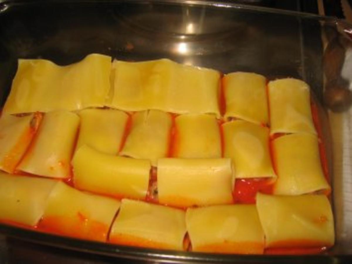 Auflauf: Gefüllte Pasta, überbacken! - Rezept - Bild Nr. 5