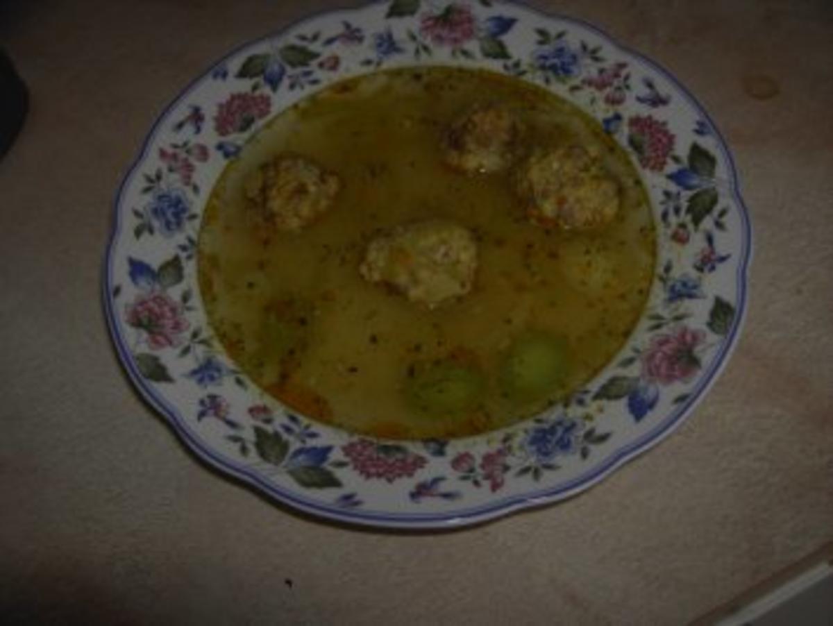 Suppen - Fleischklößchensuppe - Rezept - Bild Nr. 2