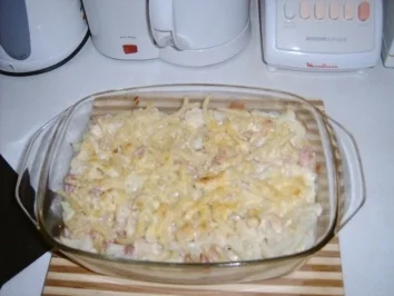 Rezept: Blumenkohl-Makkaroni-Auflauf Blumenkohl-Makkaroni-Auflauf - Rezept