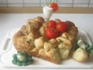 Frühlings-Brötchenkranz - Rezept