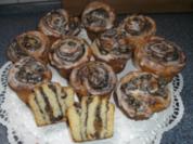 Mohn-Marzipan-Schnecken - Rezept