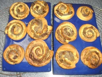 Mohn-Marzipan-Schnecken - Rezept - Bild Nr. 8