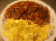 Aus dem Backofen - Gulasch - Rezept