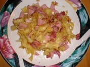 Schinken-Nudel-Pfanne alá kleener - Rezept