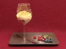 Creme Catalana légère mit Himbeerbuttereis (Anna-Maria Zimmermann) - Rezept