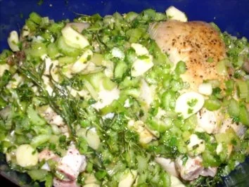 Rezept: Knoblauch-Hähnchen Bild Nr. 5 Knoblauch-Hähnchen - Rezept - Bild Nr. 5