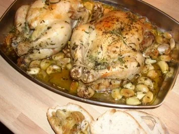 Rezept: Knoblauch-Hähnchen Bild Nr. 2 Knoblauch-Hähnchen - Rezept - Bild Nr. 2