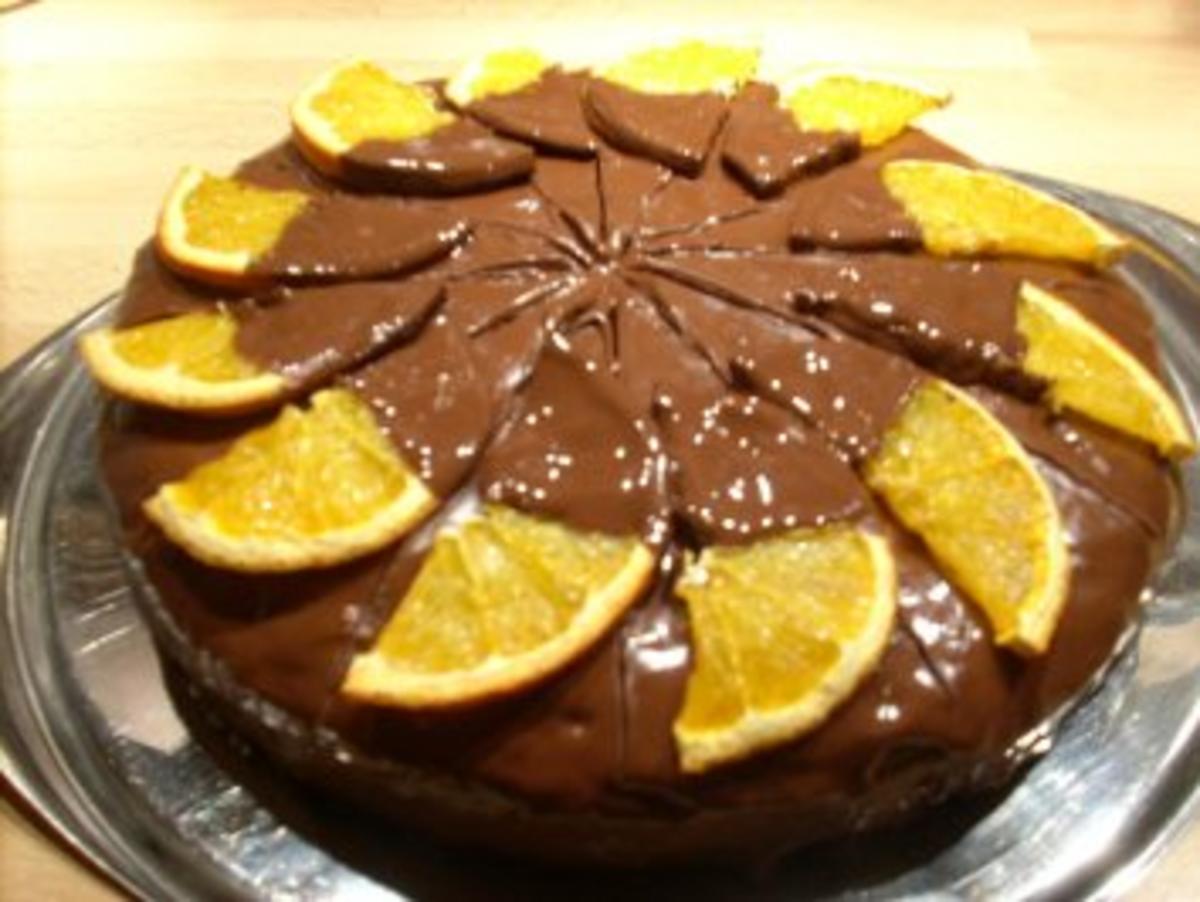 Schoko-Orangen-Torte - Rezept - Bild Nr. 2