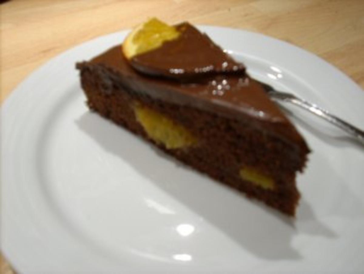 Schoko-Orangen-Torte - Rezept - Bild Nr. 4