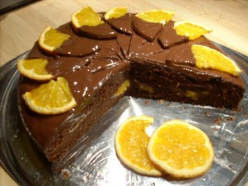 Schoko-Orangen-Torte - Rezept mit Bild - kochbar.de