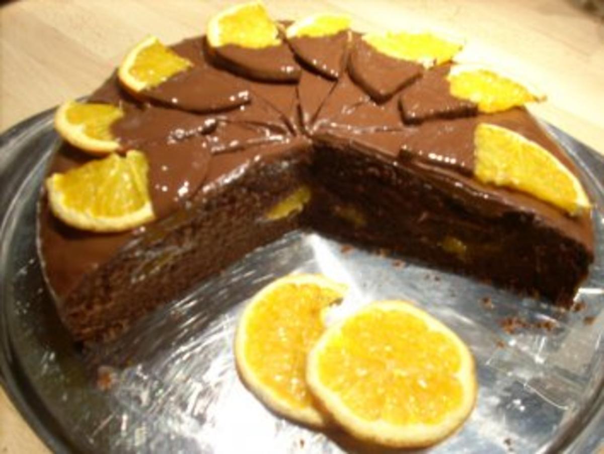 Schoko-Orangen-Torte - Rezept - Bild Nr. 6