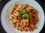 Schmand-Gemüse-Vollkornpenne - Rezept