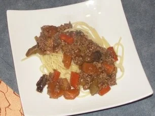 Rezept: Spaghetti in Gemüsebolognese Spaghetti in Gemüsebolognese - Rezept