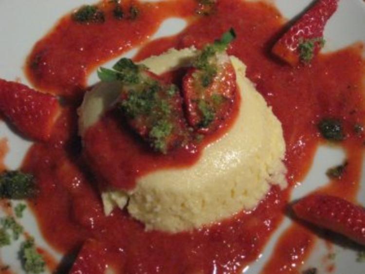 Griesflammeri mit Erdbeersoße - einfach - von julchen_chris84