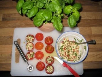 Gefüllte  Mini Rispentomaten - Rezept - Bild Nr. 3
