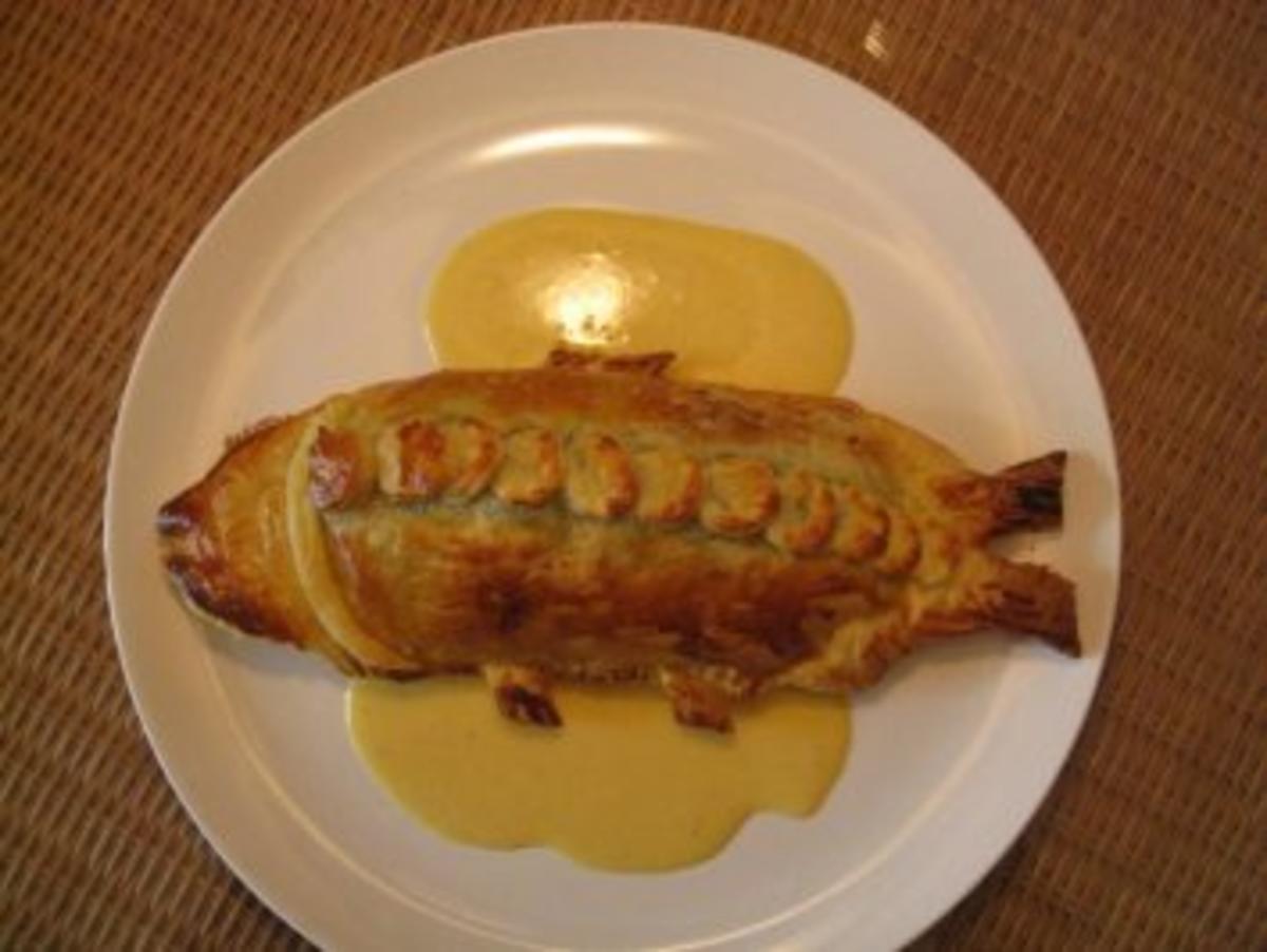 Gefüllter Blätterteigfisch - Rezept Von Einsendungen leckerklausi